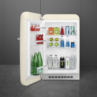 Tủ mát SMEG FAB10HLCR5 màu kem cánh trái