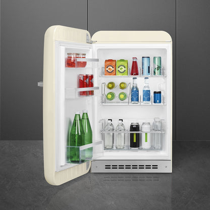 Tủ mát một cửa SMEG FAB10HLCR6 màu kem cánh trái