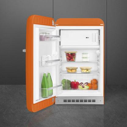 Tủ lạnh mini một cửa SMEG FAB10LOR5 màu cam cánh trái