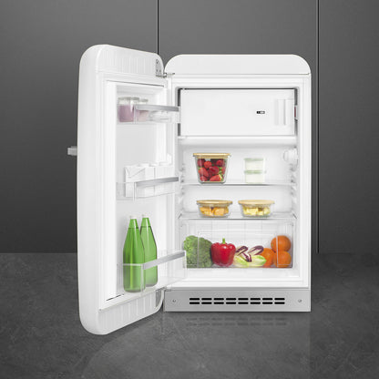 Tủ lạnh mini một cửa SMEG FAB10LWH5 màu trắng cánh trái