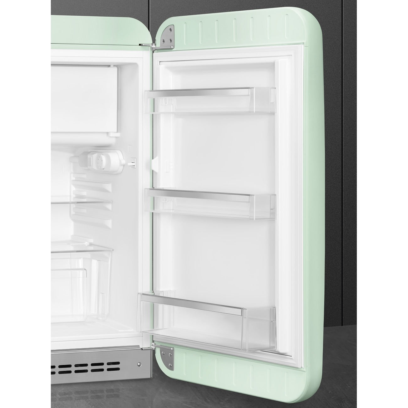 Tủ lạnh một cửa SMEG FAB10RPG6 cánh phải màu xanh lá cây nhạt