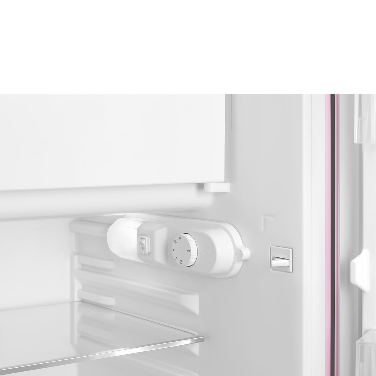Tủ lạnh mini một cửa SMEG FAB10RPK5 màu hồng cánh phải