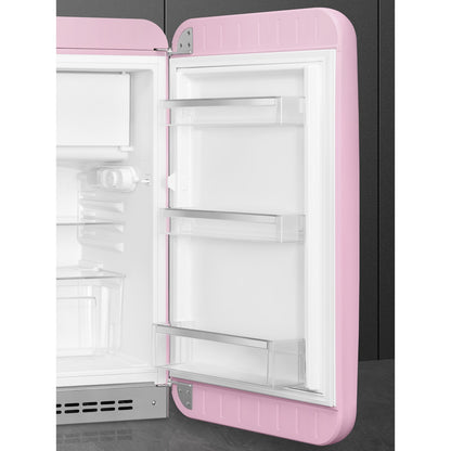 Tủ lạnh một cửa SMEG FAB10RPK6 màu hồng cánh phải