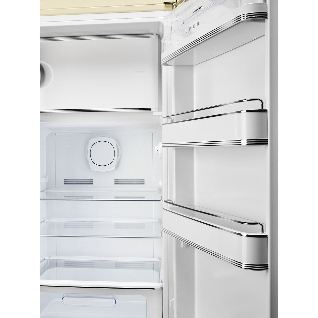 Tủ lạnh một cửa SMEG FAB28RCR5 màu kem cánh phải