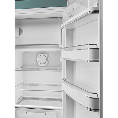 Tủ lạnh một cửa SMEG FAB28RDEG5 màu xanh ngọc lục bảo cánh phải