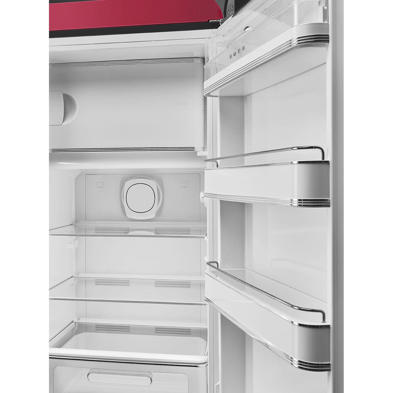 Tủ lạnh một cửa SMEG FAB28RDRB5 màu đỏ ruby cánh phải
