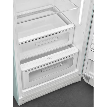 Tủ lạnh một cửa SMEG FAB28RDSA5 màu xanh muối biển cánh phải
