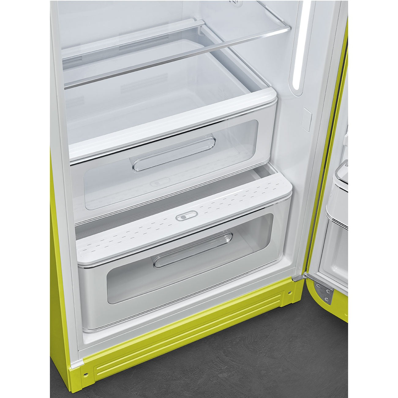 Tủ lạnh một cửa SMEG FAB28RLI5 màu chanh xanh cánh phải