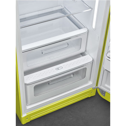 Tủ lạnh một cửa SMEG FAB28RLI5 màu chanh xanh cánh phải