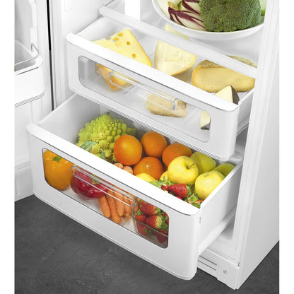 Tủ lạnh cửa đôi SMEG FAB30LWH5 màu trắng cánh trái