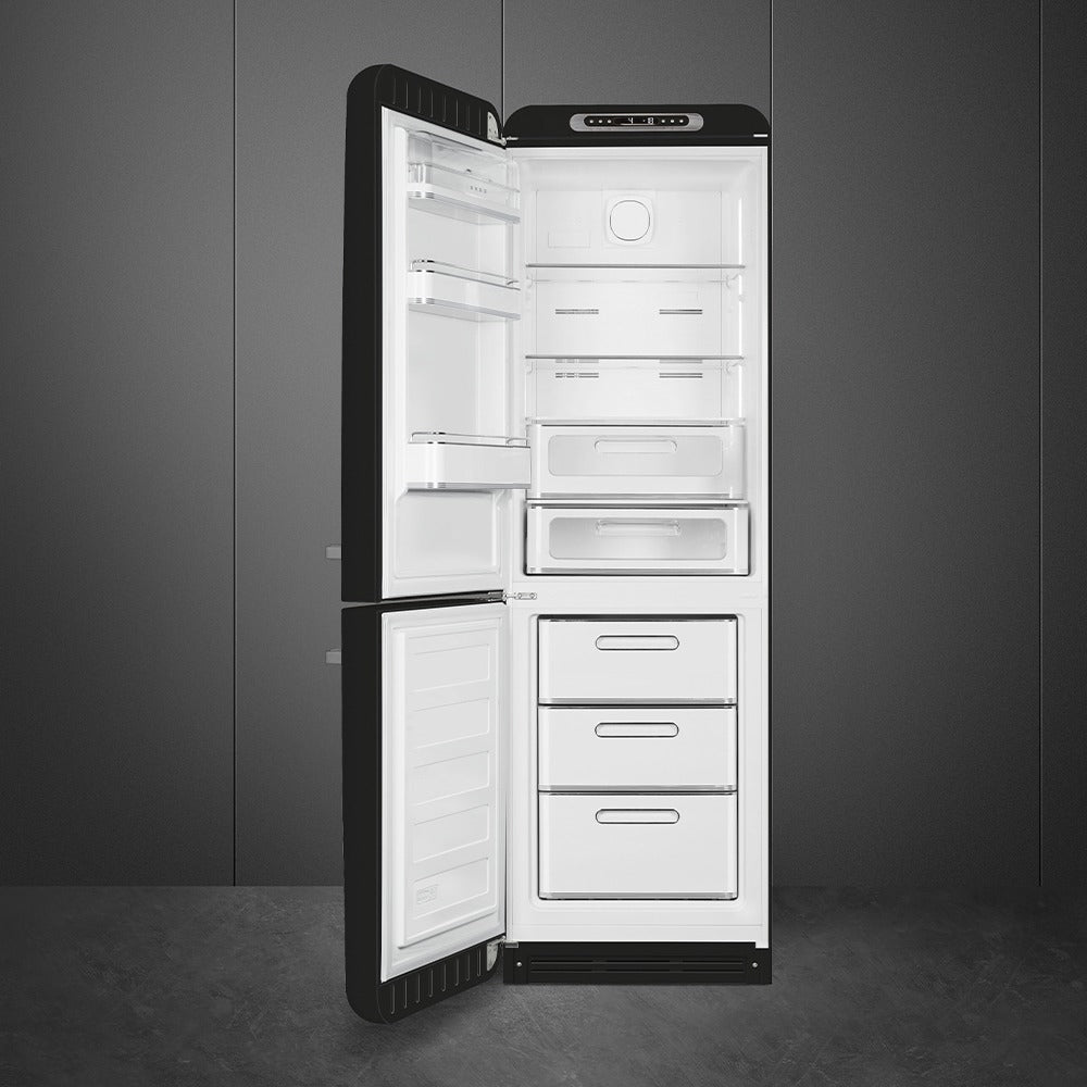 Tủ lạnh 2 ngăn SMEG FAB32LBL5 màu đen cánh trái