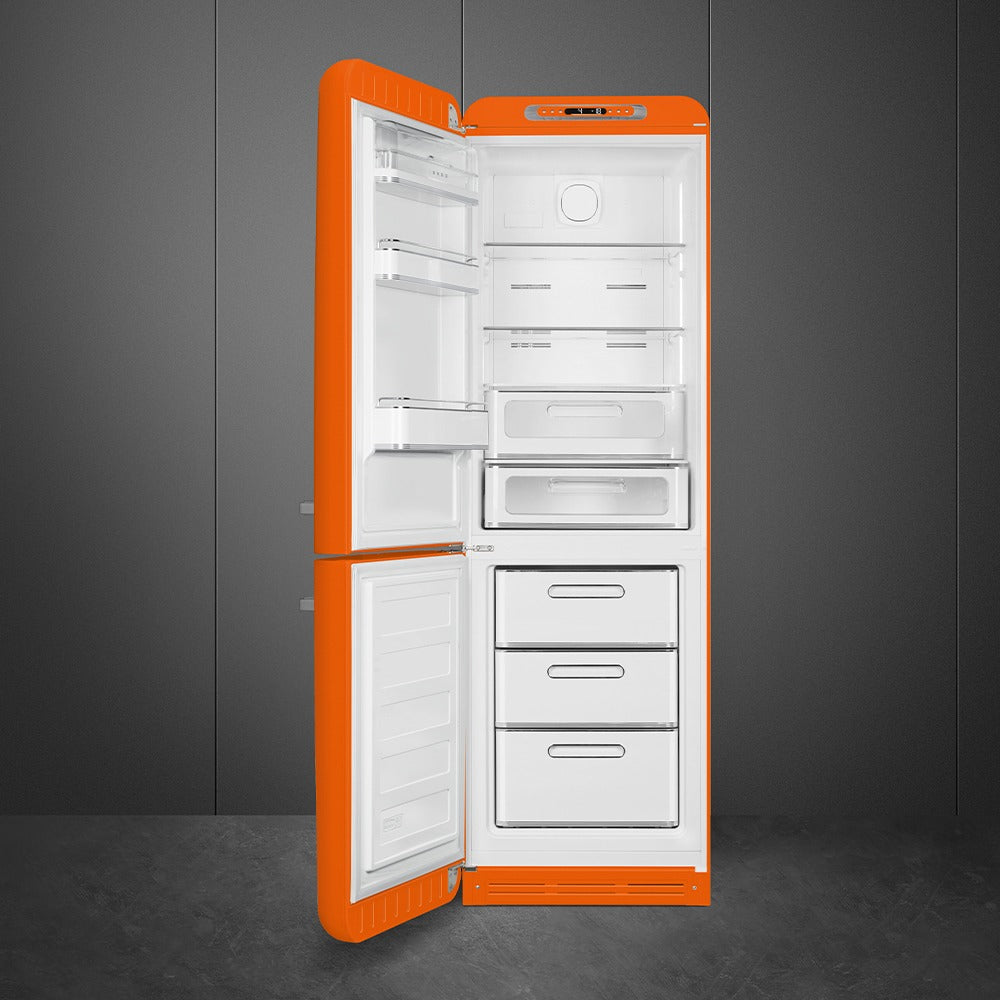 Tủ lạnh 2 ngăn SMEG FAB32LOR5 màu cam cánh trái