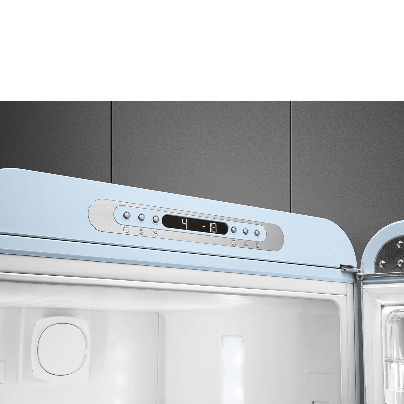 Tủ lạnh 2 ngăn SMEG FAB32RPB5 màu xanh dương pastel cánh phải