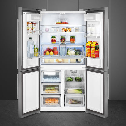 Tủ lạnh 4 ngăn SMEG FQ60XDAIF màu inox