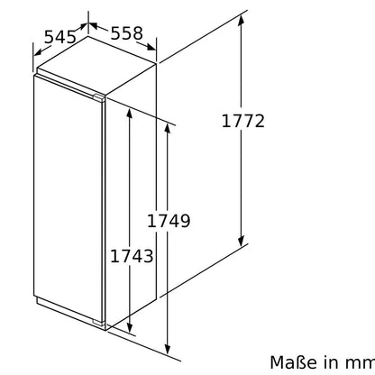 Tủ đông âm tủ Bosch GIN81HNE0 Serie 8