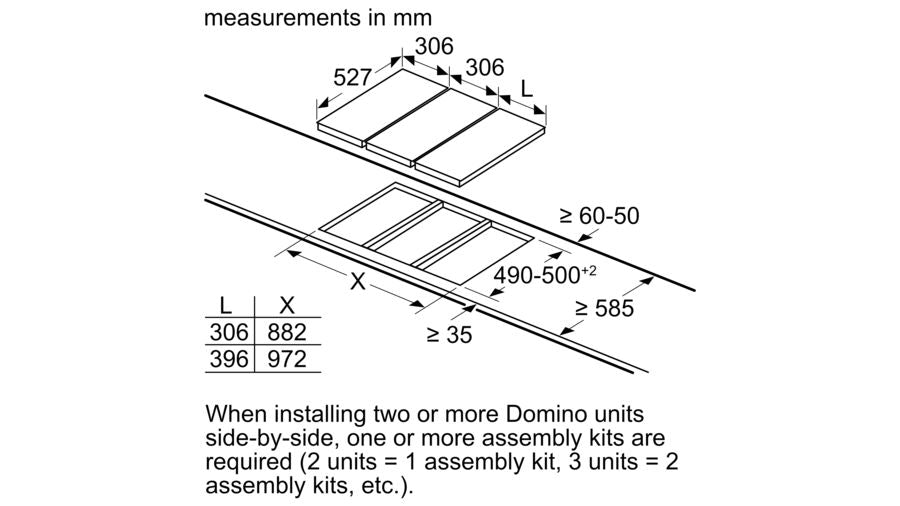 Bếp điện Domino BOSCH PKF375FP1E serie 6