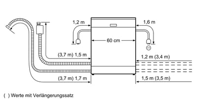 Máy rửa bát độc lập BOSCH SMS46GI01P|Serie 4