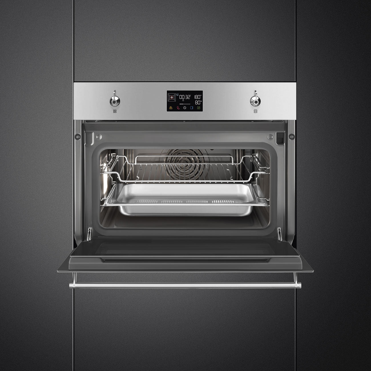 Lò nướng kết hợp hấp SMEG SO4302S3X