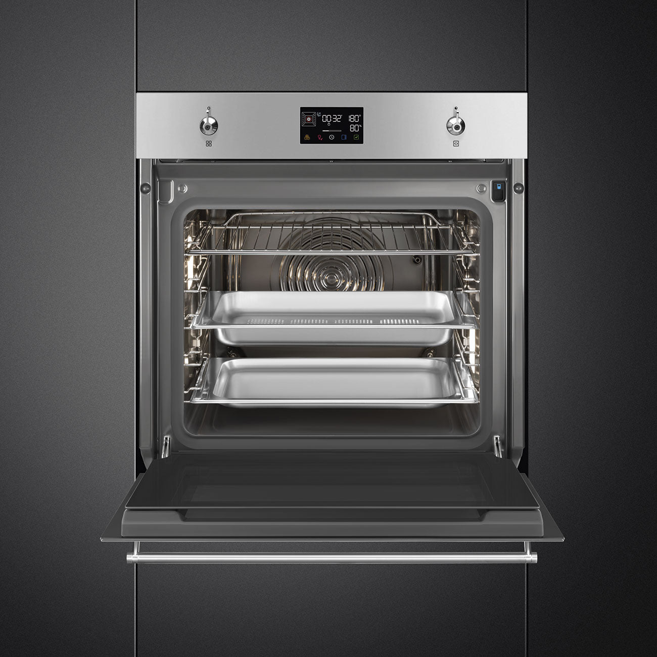 Lò nướng kết hợp hấp SMEG SO6302S3PX