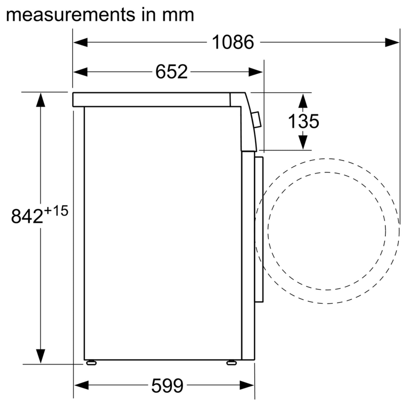 Máy sấy quần áo BOSCH WTW87561GB|Serie 8