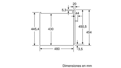 Máy rửa bát âm tủ SIEMENS SK75M520EU