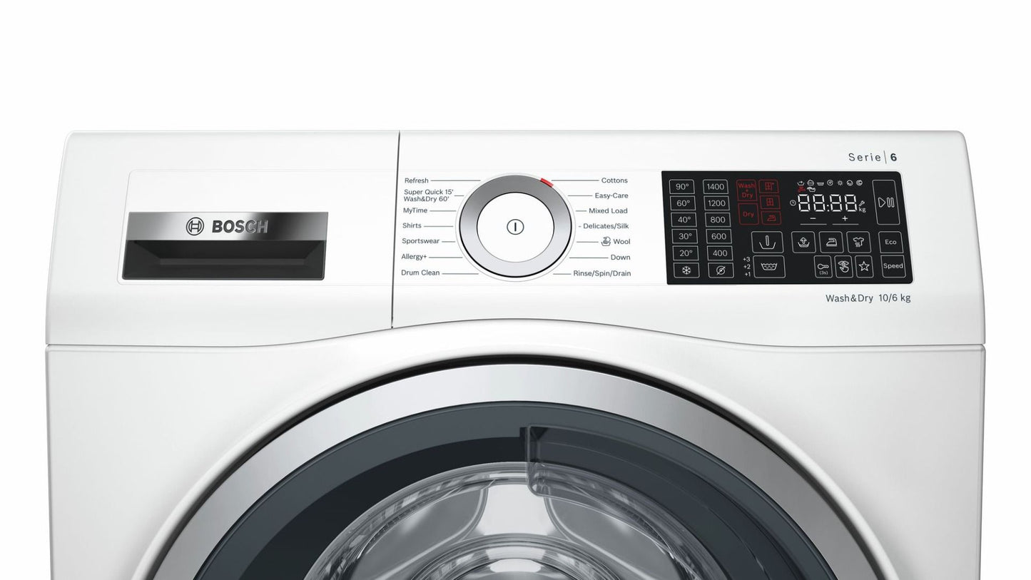 Máy giặt kết hợp sấy BOSCH WDU28560GB|Serie 6