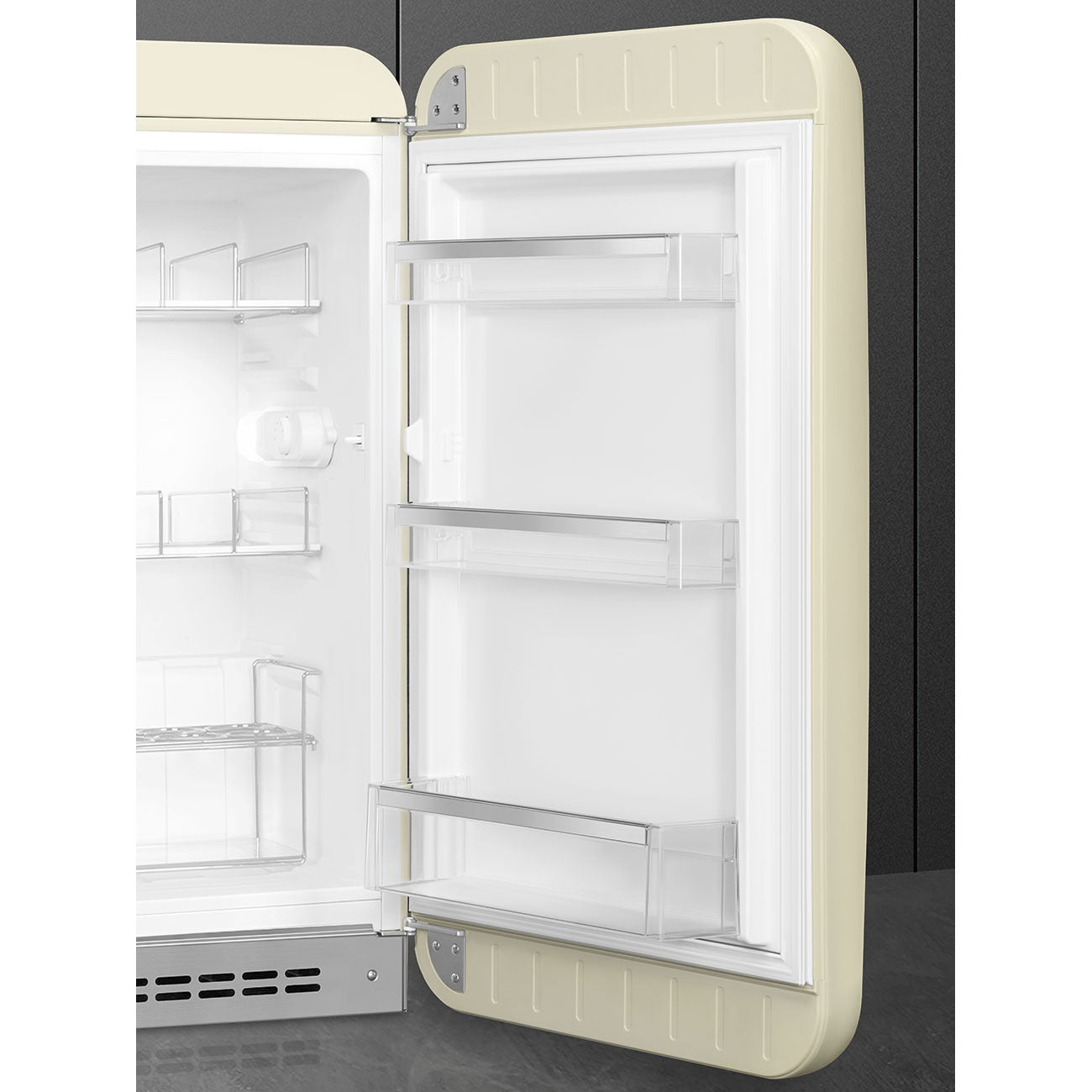 Tủ mát một cửa SMEG FAB10HRCR6 màu kem cánh phải