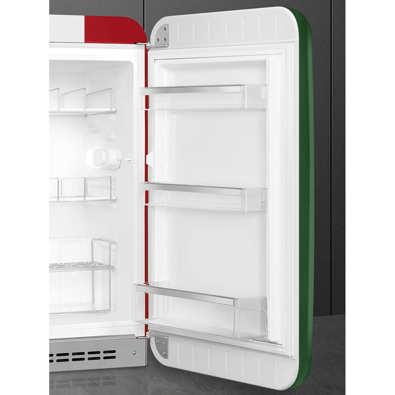 Tủ mát một cửa SMEG FAB10HRDIT6 cờ Ý cánh phải