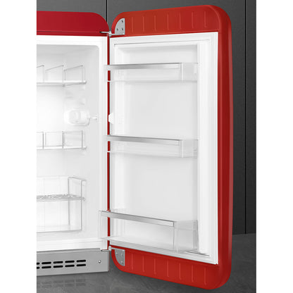 Tủ mát SMEG FAB10HRRD5 màu đỏ cánh phải