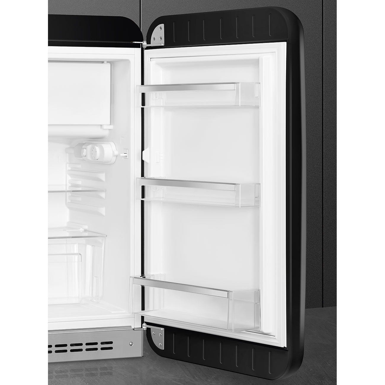 Tủ lạnh mini một cửa SMEG FAB10RBL5 màu đen cánh phải