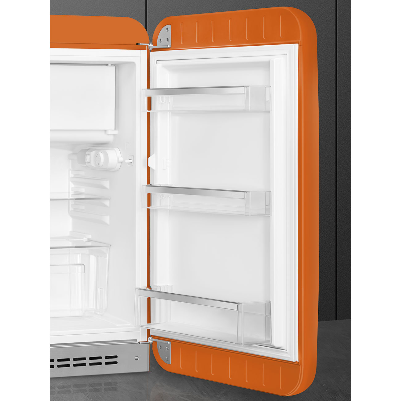Tủ lạnh mini một cửa SMEG FAB10ROR5 màu cam cánh phải