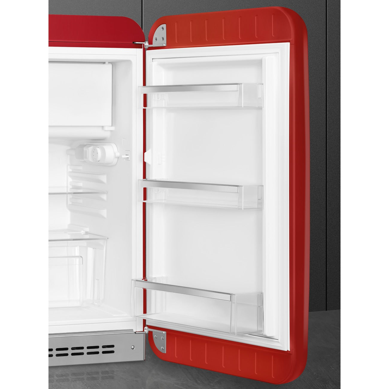 Tủ lạnh một cửa SMEG FAB10RRD6 màu đỏ cánh phải