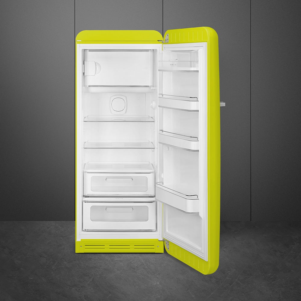 Tủ lạnh một cửa SMEG FAB28RLI5 màu chanh xanh cánh phải