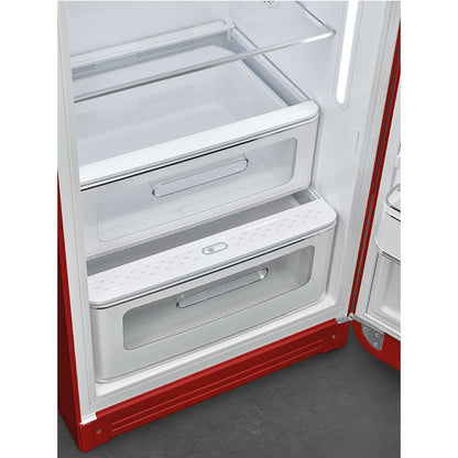 Tủ lạnh một cửa SMEG FAB28RRD5 màu đỏ cánh phải