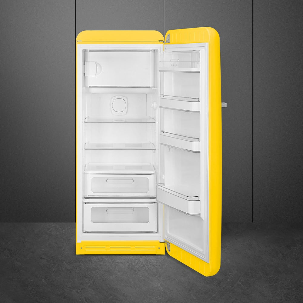 Tủ lạnh một cửa SMEG FAB28RYW5 màu vàng cánh phải