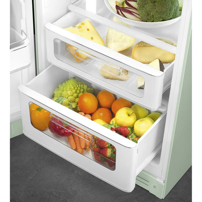 Tủ lạnh cửa đôi SMEG FAB30LPG5 màu xanh lá cánh trái