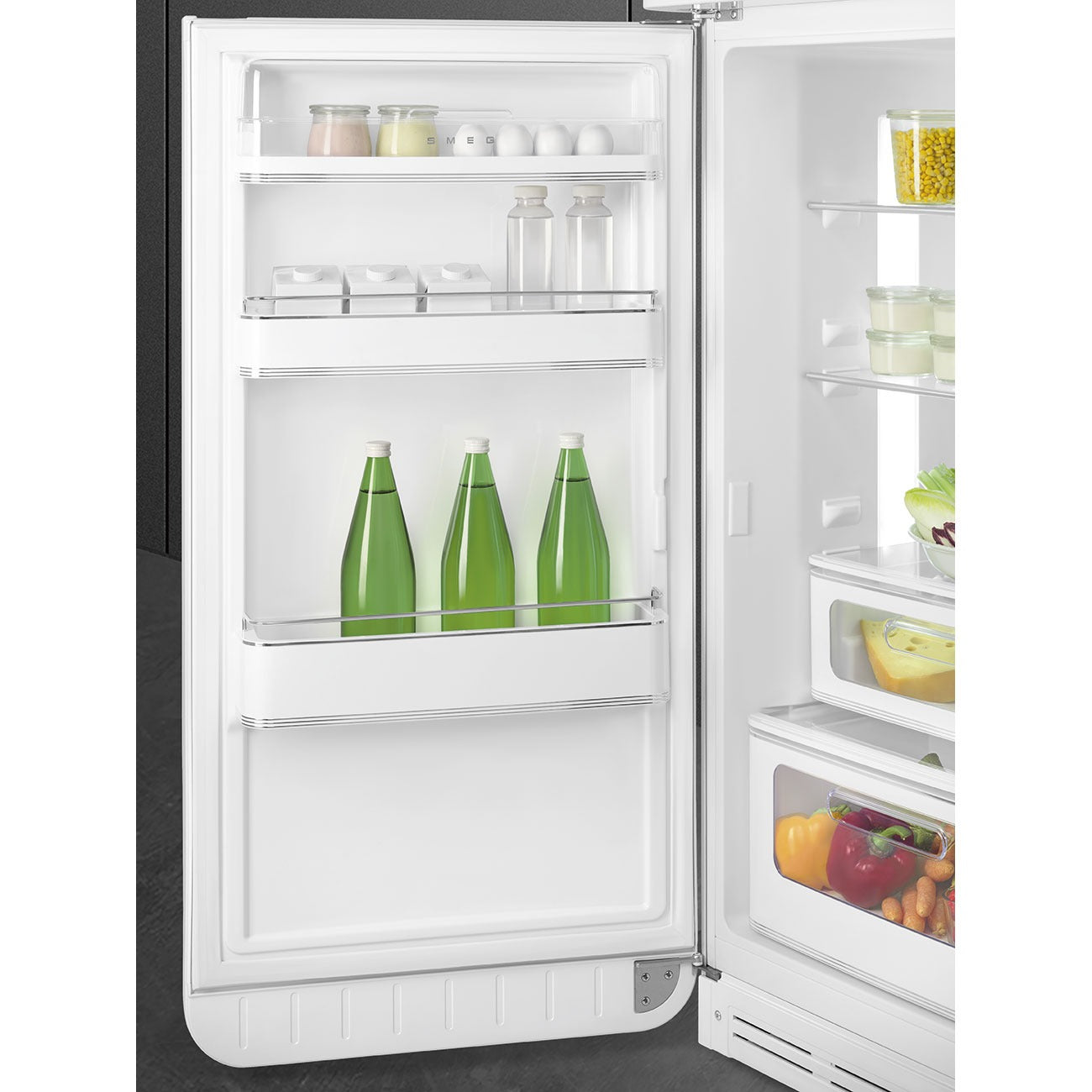 Tủ lạnh cửa đôi SMEG FAB30LWH5 màu trắng cánh trái