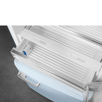 Tủ lạnh 2 ngăn đỉnh dưới SMEG FAB38RPB5 màu xanh dương cánh phải