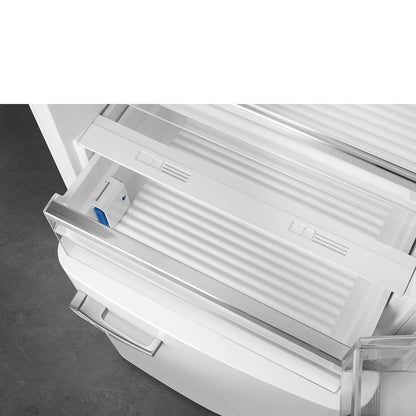 Tủ lạnh 2 ngăn đỉnh dưới SMEG FAB38RWH5 màu trắng cánh phải