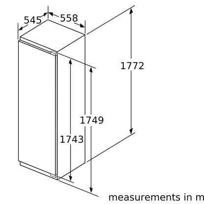 Tủ đông âm tủ BOSCH GIN81AEF0 Series 6
