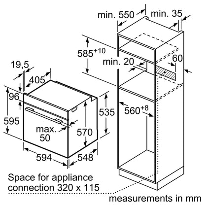 Lò nướng BOSCH HBS534BS0B|Serie 4