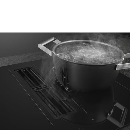 Bếp từ tích hợp hút mùi SMEG HOBD472D