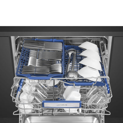 Máy rửa bát âm tủ SMEG ST323PT màu bạc