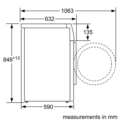 Máy giặt BOSCH WAV28L40SG |Series 8