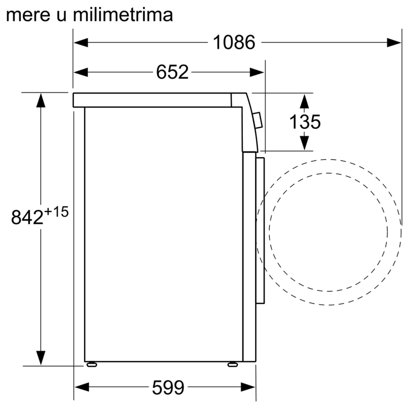 Máy sấy quần áo BOSCH WTR85V11BY|Serie 4