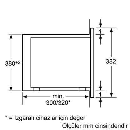 Lò vi sóng âm tủ BOSCH HMT75M624|Serie 6