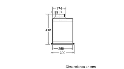 Máy hút mùi âm tủ BOSCH DHL885C|Serie 6