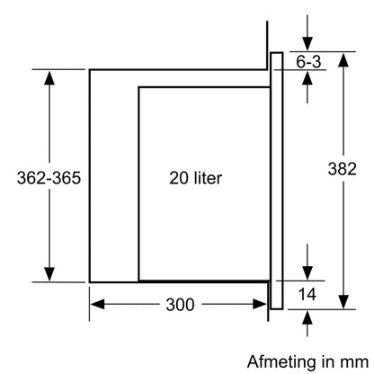 Lò vi sóng âm tủ BOSCH BEL520MS0K|Serie 4