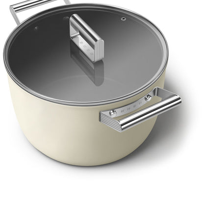 Xoong nồi Smeg CKFC2611CRM màu kem 26cm