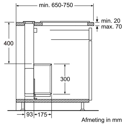 Máy hút mùi âm bàn bếp BOSCH DDD96AM60|Serie 6